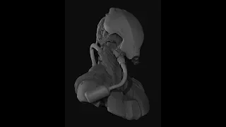Sculpt Zbrush Mecha Head part2