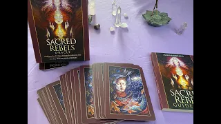 Sacred Rebels Oracle Deck Review an Flip Through