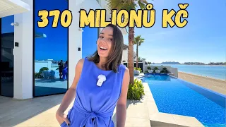 DECHBEROUCÍ Vila za 370 MILIONŮ Kč Na Umělém Ostrově v Dubaji - HOUSE TOUR!