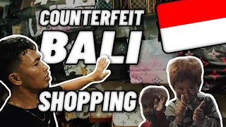 Shopping for LUXURY counterfeit items for CHEAP in the streets of Bali, Indonesia 🇮🇩