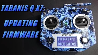 Taranis Q X7: Updating Firmware