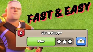 How to easily 3 Star Card-Happy - Haaland Challenge #6 in Clash of Clans