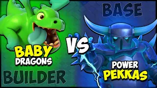 The 2 MOST Popular Strategies Battle!! Who Wins in Builder Base?