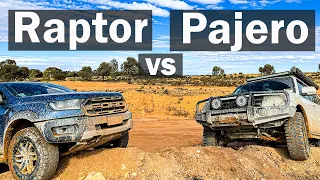 Ford  RAPTOR vs PAJERO Offroad 4WD (Compilation)