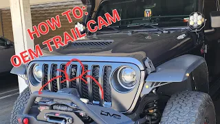 OEM Trail Cam install - 21 Gladiator Overland