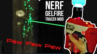 Easy TRACER MOD for NERF GELFIRE MYTHIC Gel Blaster for Glow In The Dark Gel Balls like Starfire