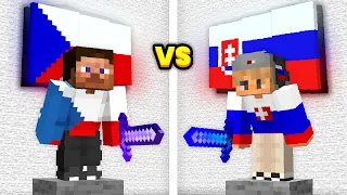 Která země je LEPŠÍ v Minecraftu? (Česko VS Slovensko)