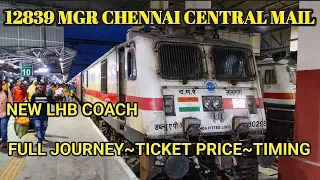 12839 HOWRAH CHENNAI MAIL FULL JOURNEY ll 12839 MGR CHENNAI CENTRAL MAIL @travellerkingtanmoy