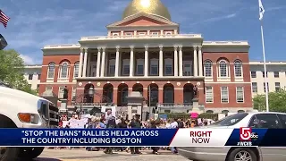 Abortion rights activists rally on Boston Common