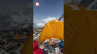 Ekel-Camp auf dem Mount Everest #shorts