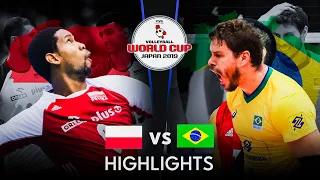 DRAMATIC MATCH | BRAZIL vs POLAND | Men's Volleyball World Cup 2019