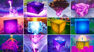 Evolution of Kevin The Cube in Fortnite (Chapter 1 Season 5 - Chapter 4 Season OG)