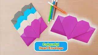 Amazing Heart Envelope origami | Heart envelope tutorial