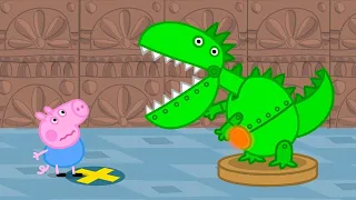 Georges Surprise Dinosaur Birthday Party 🐷 🦕 Playtime With Peppa