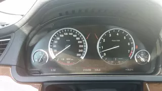 BMW 750i top speed 260 km 100-200km 11 second