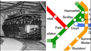 History of Americans First subway. (Boston MBTA)