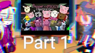 |🐷Piggy React To Pepper vs. Piggy by: @CocoaCrack 🐷|💭Chapter 2💭|👀GCRV #1👀|🎈Piggy Siblings Edition🎈|