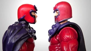 MAGNETO Toy Biz vs Hasbro Marvel Legends Action Figure Comparison