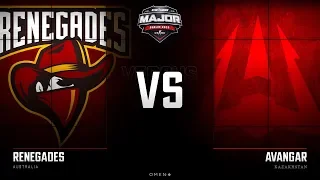 [RU] Renegades vs AVANGAR, Map 2: Dust2 | New Champions Stage | StarLadder Major Berlin 2019