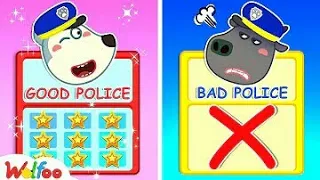 Who Is Good Police? Police Wolfoo or Police Bufo?   Kids Playing Professions | Wolfo