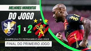 RETRÔ 1X2 SPORT MELHORES MOMENTOS DO PRIMEIRO JOGO DA FINAL DO CAMPEONATO PERNAMBUCANO 2023