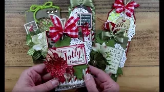 Quick & Easy Christmas Tags  Polly's Paper Studio Have a Jolly Holiday Printable Process DIY  Craft