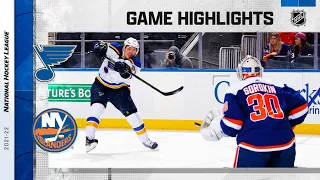 Blues @ Islanders 3/5 | NHL Highlights 2022