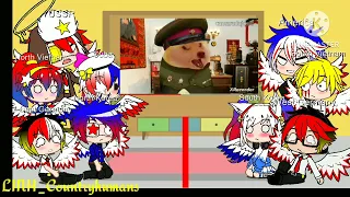 Countryhumans Gacha react to "GUERRA FRIA.exe"