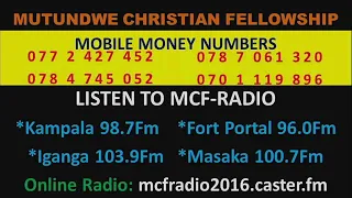 MCF: THURSDAY AFTERNOON SERVICE WITH PASTOR TOM MUGERWA 1-Oct-2020