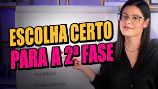 Como fazer uma BOA ESCOLHA na 2ª FASE da OAB?