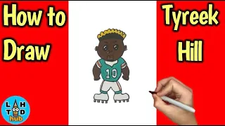 How to Draw Tyreek Hill: Step by Step!