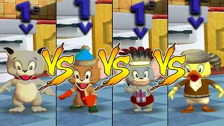 Tom and Jerry in War of the Whiskers HD Jerry Vs Nibbles Vs Duckling Vs Tyke (Master Difficulty)
