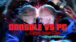 Devil May Cry 4 Special Edition Console Vs PC