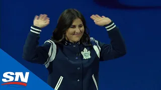 U.S. Open Champion Bianca Andreescu Drops Puck At Maple Leafs, Bruins Game