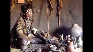A visit to a traditional Doctor in Okavango Botswana Africa.