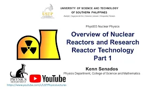 Nuclear Physics Lesson 5.1: Overview of Nuclear Reactor and Research Reactor Technology