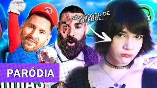 MUITO BOM! | ♫ E SE JOGADORES FOSSEM PERSONAGENS DE VIDEOGAME? | Paródia Bones