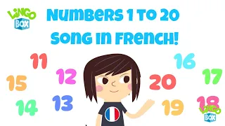 Learn French Numbers 1 - 20 | Fun Kids Song | Fun & Educational Counting for Children | Les chiffres
