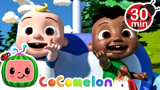 Cody and JJ at the Train Park | Cody and Friends! Sing with CoComelon