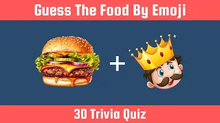 Guess The Food By Emoji | Food and Drink by Emoji Quiz