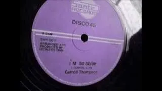 Caroll Thompson  - I`m so sorry. 1980 (12" Lovers Rock Classic)