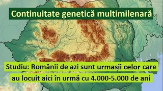 Continuitate genetică. Românii sunt urmașii celor care au locuit aici în urmă cu 4000-5000 de ani