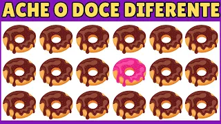 SUPER DESAFIO DOS DOCES EM 3 NIVEIS DE DIFICULDADE Facil Medio Dificil Ache Diferença Quiz Dos Doces