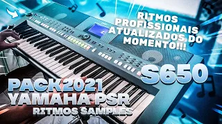 PACK YAMAHA PSR S650 2021 - Ritmos Sampleados Profissionais Pablin Teclas 2021