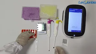 Guidance video of HbA1c Test with LS 1100