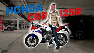 HONDA CBR125R!  Краткий обзор/тест-драйв.  Неудобный спортбайк для школьника