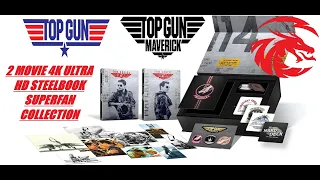 Top Gun Maverick & Top Gun - 4K ULTRA HD STEELBOOK SUPERFAN COLLECTION #topgun #topgunmaverick