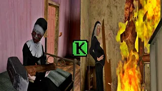 Evil nun 2 Secret Ending vs Evil Nun Secret Ending |