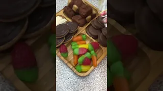 Filling platter with sweets 🍫🍭🍡 ~ ASMR ~ #shorts #satisfying #foryou