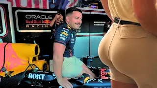 His Butt Couldn't Fit in the Red Bull F1 Car